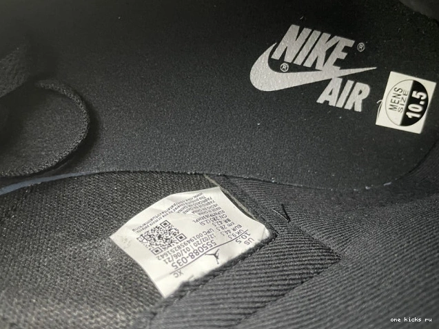 Rep 555088-035 Black Light Air Retro Grey White 1 Jordan Smoke High 0530